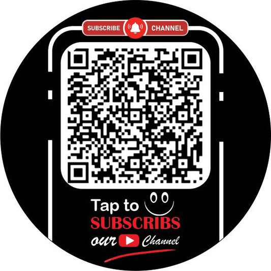 Scan or Tap to Subscribe our YouTube Channel Smart Sticker (4 Nos.)