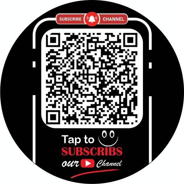 Scan or Tap to Subscribe our YouTube Channel Smart Sticker (4 Nos.)