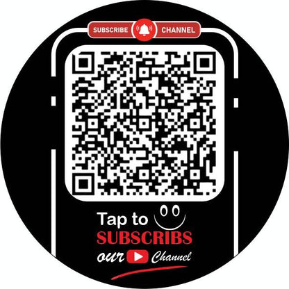 Scan or Tap to Subscribe our YouTube Channel Smart Sticker (4 Nos.)