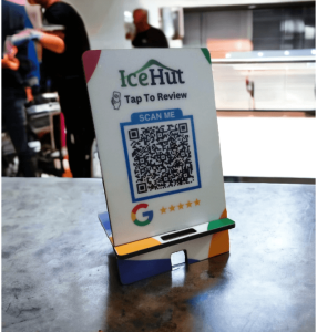 NFC Google Review Stand